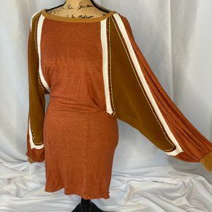 Women's Free People Backless Long-sleeve Dress Sz (S) small
